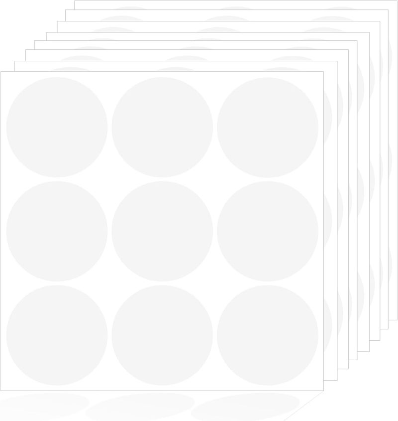 Yeachlaing 2 Inch Round Clear Seal Stickers,Transparent Envelope Mail Wafer Seal Self Adhesive Package Circle Label (1bag,288PCS) - Image 2